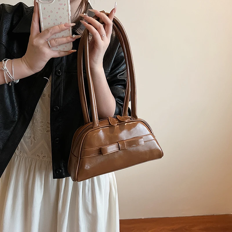 

Elegant Women Leather Luxury Designer Classic Fashion Crossbody Tote Shoulder Bag Handbag For Daily Urban Dressing