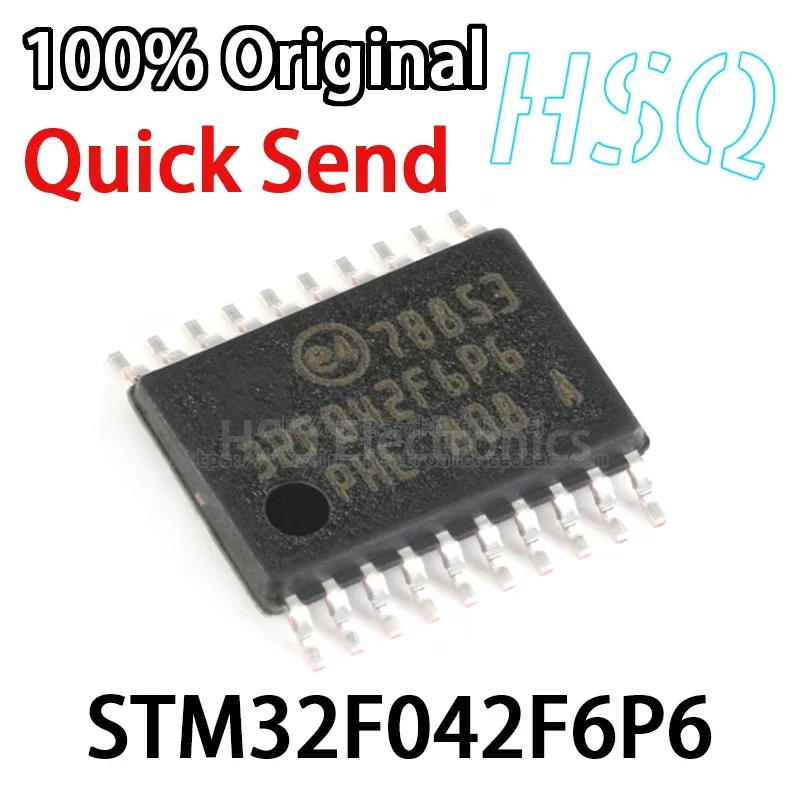 2PCS Original STM32F042F6P6 STM32F042 TSSOP-20 32-bit New MCU