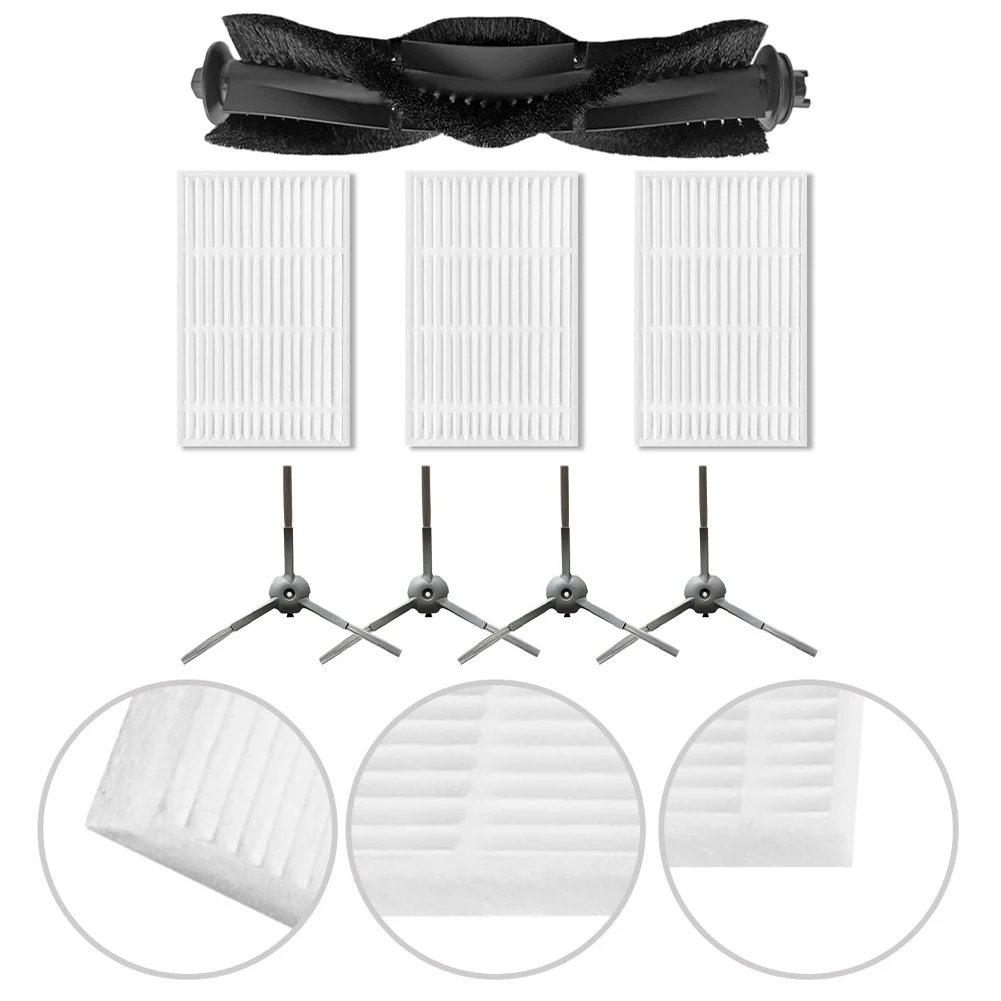 Main Brush Side Brush Filter Kit For ILIFE R1D Edge Robot Vacuum Cleaner Replacement Parts Accessories