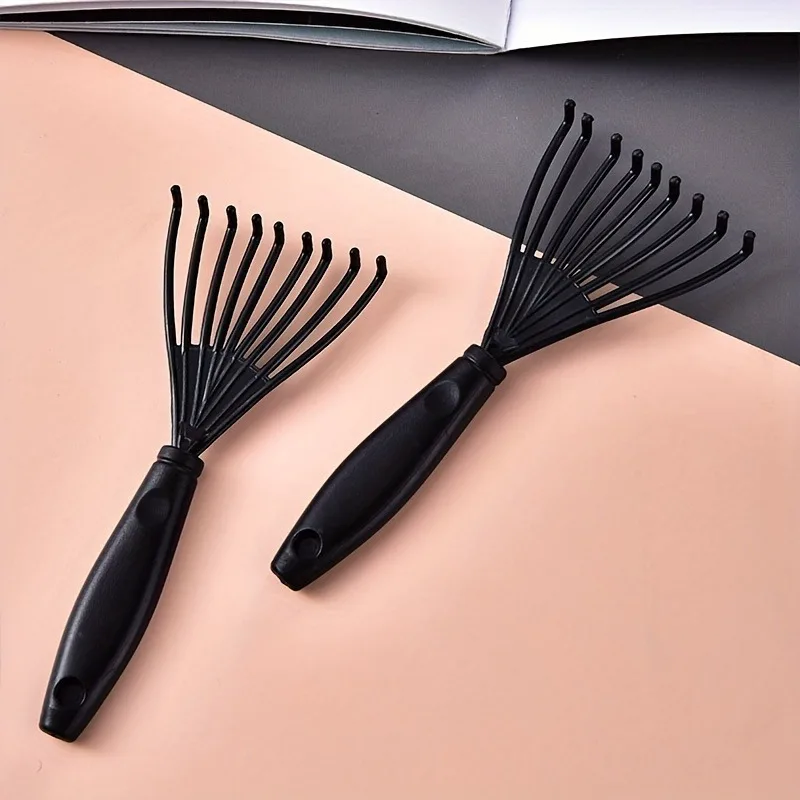 Hair Brush Cleaner Tool Hairbrush Cleaning Rake Hair Dirt Remove Comb Embedded Tool Salon Home Pick Plastic Handle Practical