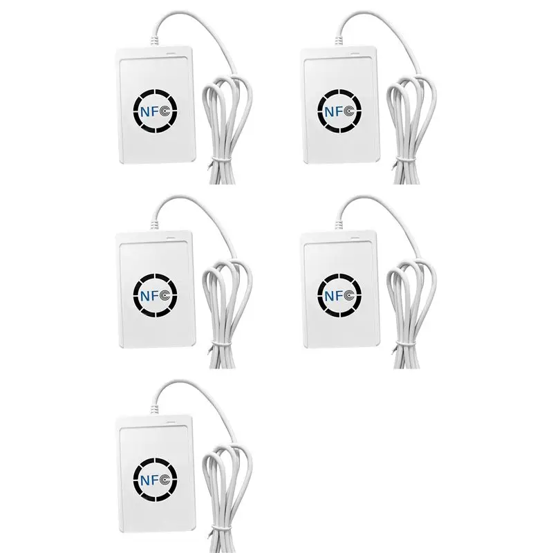 ABZZ-5X ACR122U RFID IC Smart Card Reader Duplicator Contactless Writer Copier Writable Clone 13.56Mhz ID IC Card Copier