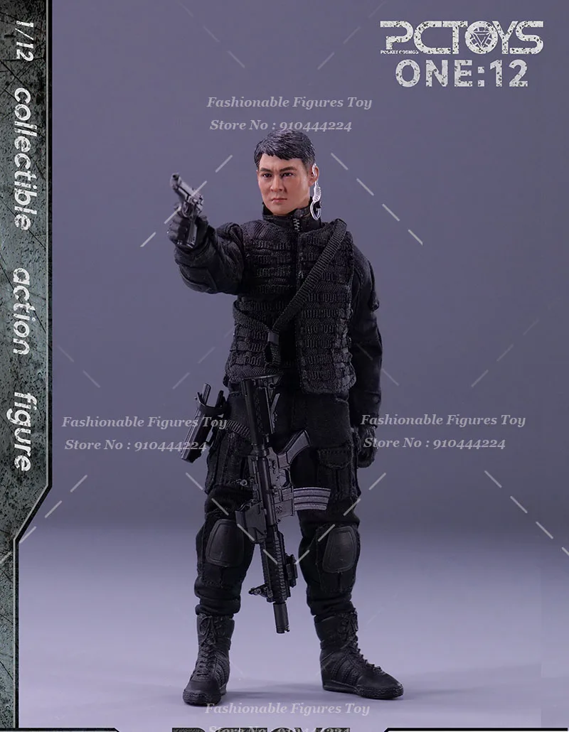 PCTOYS-Soldado Lee Christmas Jet Li Agente Conjunto Completo Bonecas de Combate Militar, Action Figure Model Collection, 6 ", PC028, PC027, 1:12