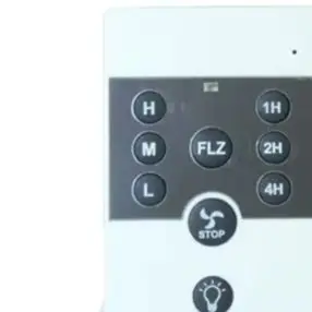 AC Wireless Fan Light Remote Control Switch 3 Timer Function For Ceiling Fan And Lamp Home Electrical Controller White Black