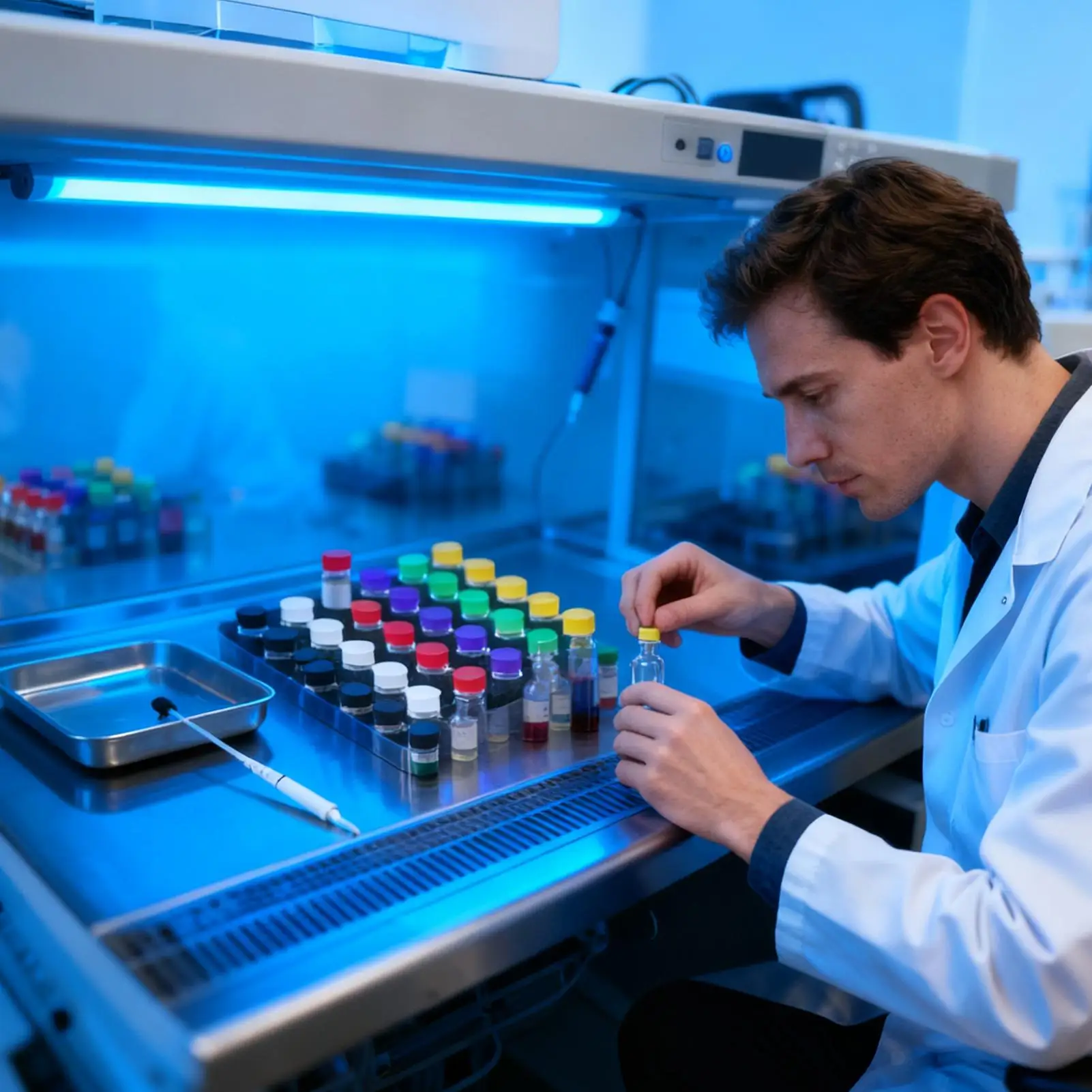 

Крышки для мини-флаконов, 6-компонентная лабораторная посуда, многоразовая пылезащитная крышка для крышек, быстрая организация, идентификация, промышленная научная промышленность