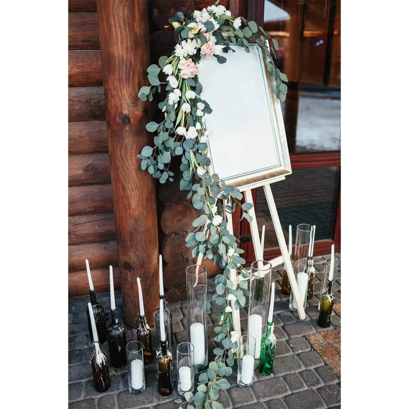 customized.Wooden Easel, Adjustable Easel Canvas Wedding Signs Art Easel  Kids Adults Beginners