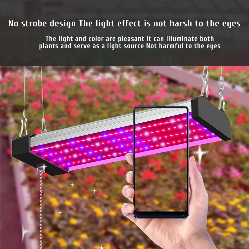 Lampe horticole de croissance LED pour plantes, imperméable, éclairage d'intérieur, intensité variable, pour semis et légumes