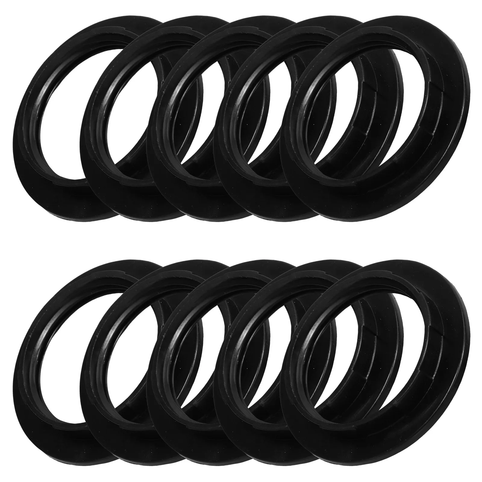 Light Socket Shade Rings Plastic Threaded Socket Ring for Medium Base E27 Compatible Lampshades Retaining Rings Light Fixture
