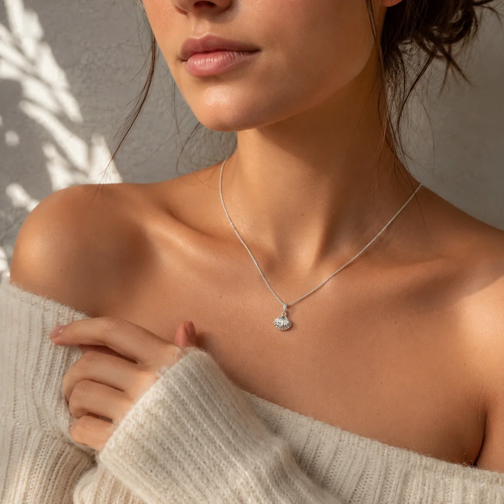 ZHENL Niedliche Y2K Ästhetik Ozean-Serie Tier-Anhänger Charms Vergoldeter Edelstahl DIY Kette Jubiläums-Geburtstags-Schmuck – Detail 16