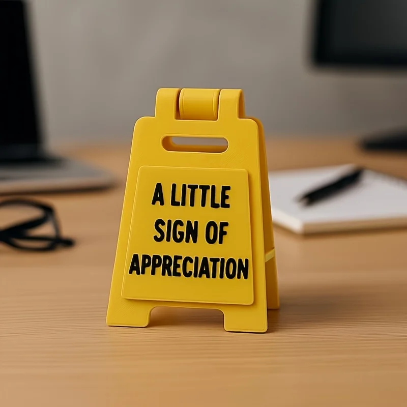 A Token of Appreciation, a Cute and Practical Desktop Ornament, an Office Desk Accessory. Paperweight, Available in Two Colors