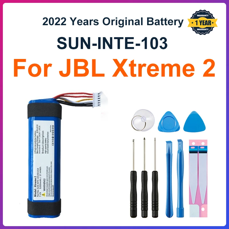 Original SUN-INTE-103 2INR19/66-2 ID1019 5200mAh Speaker Battery For JBL Xtreme 2 Blkam Xtreme 2 Bluam Xtreme 2 2nd Batteries