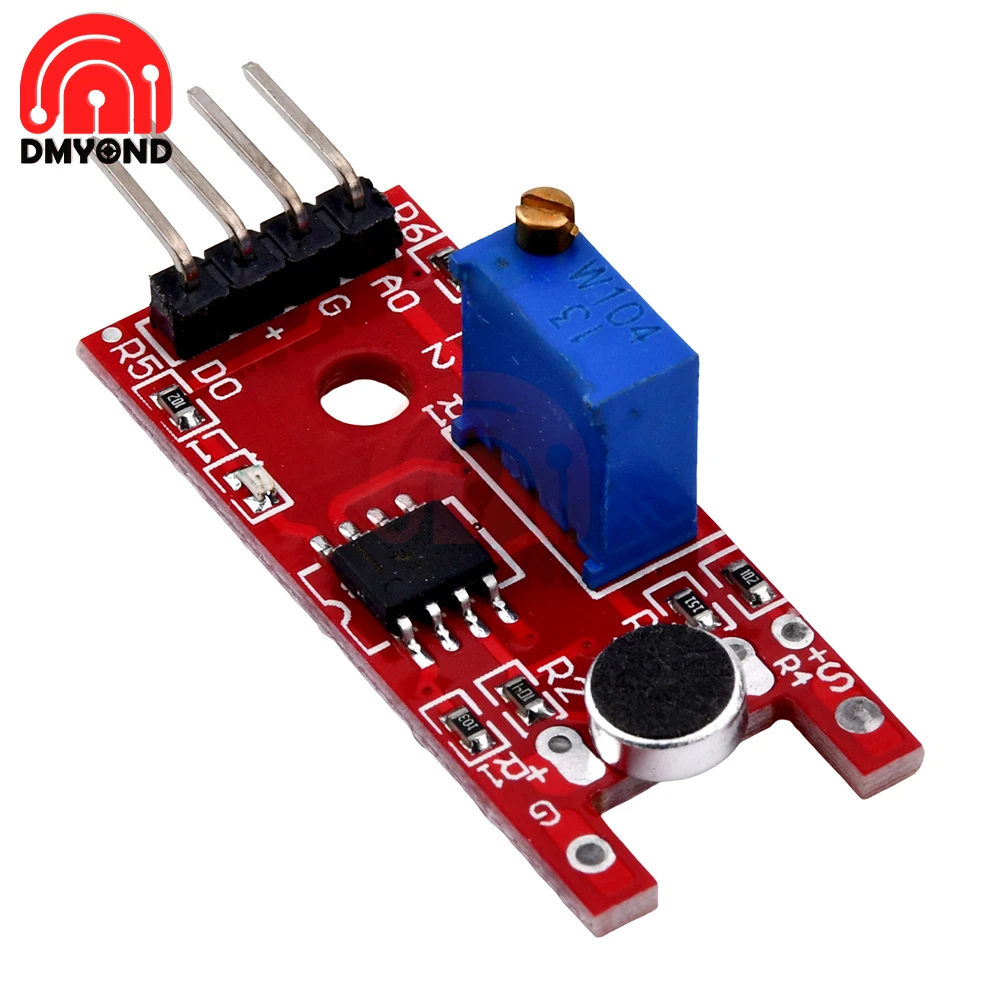 AMPLIFICADOR DE MICRÓFONO profesional, Sensor de sonido, módulo de voz, DC 3V/5V