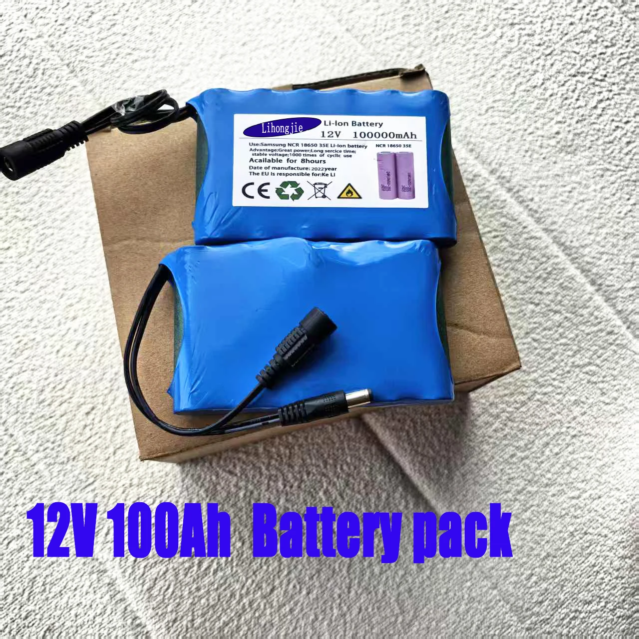 

★★★★★ portable 12V 100000mAh rechargeable lithium-ion battery for closed-circuit television cameras and remote control, toys
