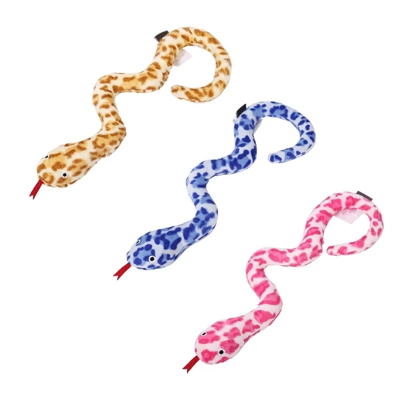 

Catnips Snake Toy for Cats Grinding Plush Snake with Catmint Cats Indoor Grinding Toy Interaction Cats Entertainment Toy