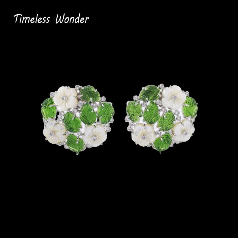 

Вневременные серьги-гвоздики Wonder Fancy Zircon Glass с цветочным принтом для женщин Дизайнерские ювелирные изделия Сладкий подарок Редкий топ Стильный сладкий стиль 3346