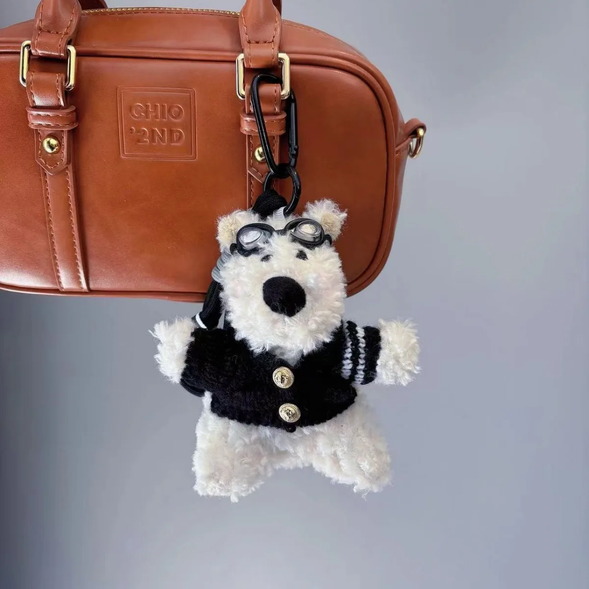 

Plush Puppy Keychain Funny Dog Doll Cute Keychain For Bag Pendant Creative Furry Puppy Stuffed Dog Keyrings For Gifts Wholesale