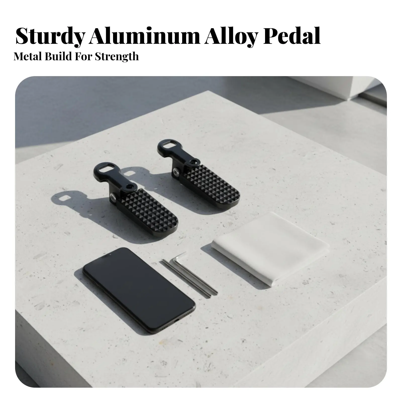 

2 Pieces Aluminum Alloy Folding Pegs Lightweight Foldable Rear Foot Pegs Folding Rear Foot Peg Easy to Install for Passengers