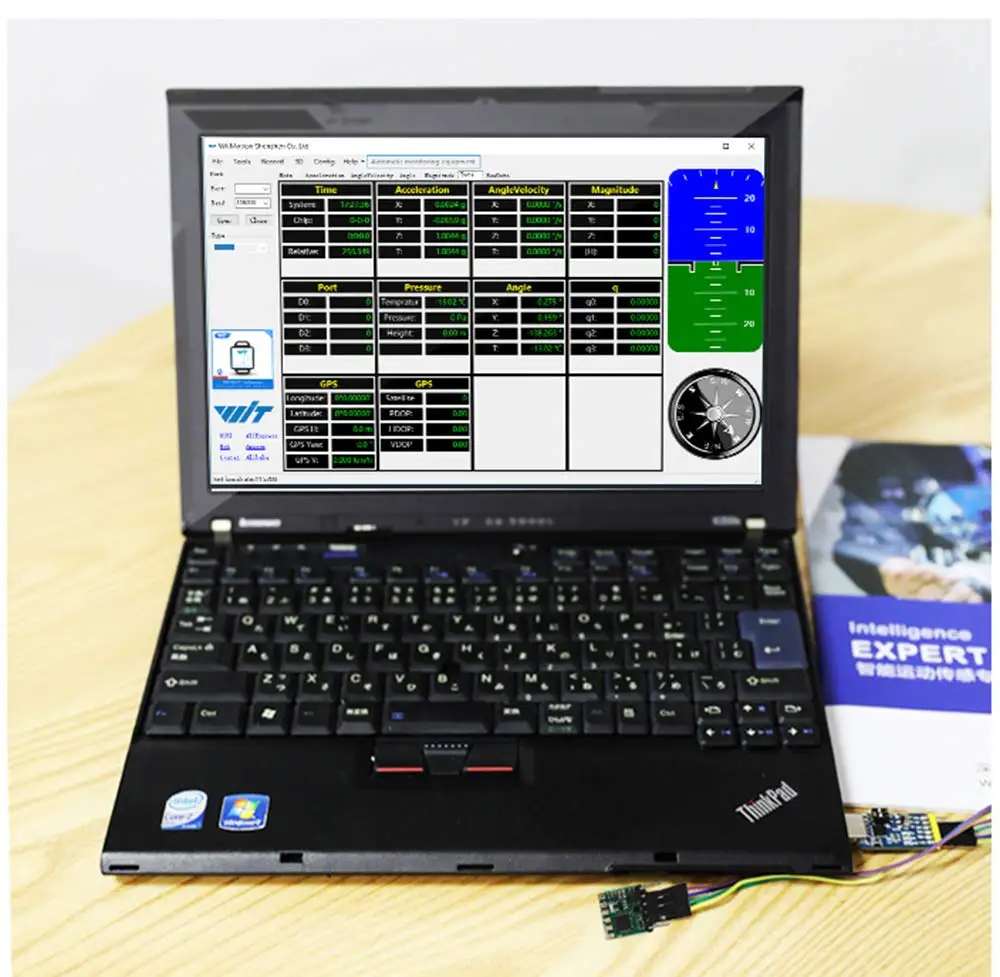 WitMotion WT31N AHRS IMU Датчик 2-осевой цифровой угол наклона (шаг рулона) + 3-осевой акселерометр Инклинометр для ПК/Android/MCU