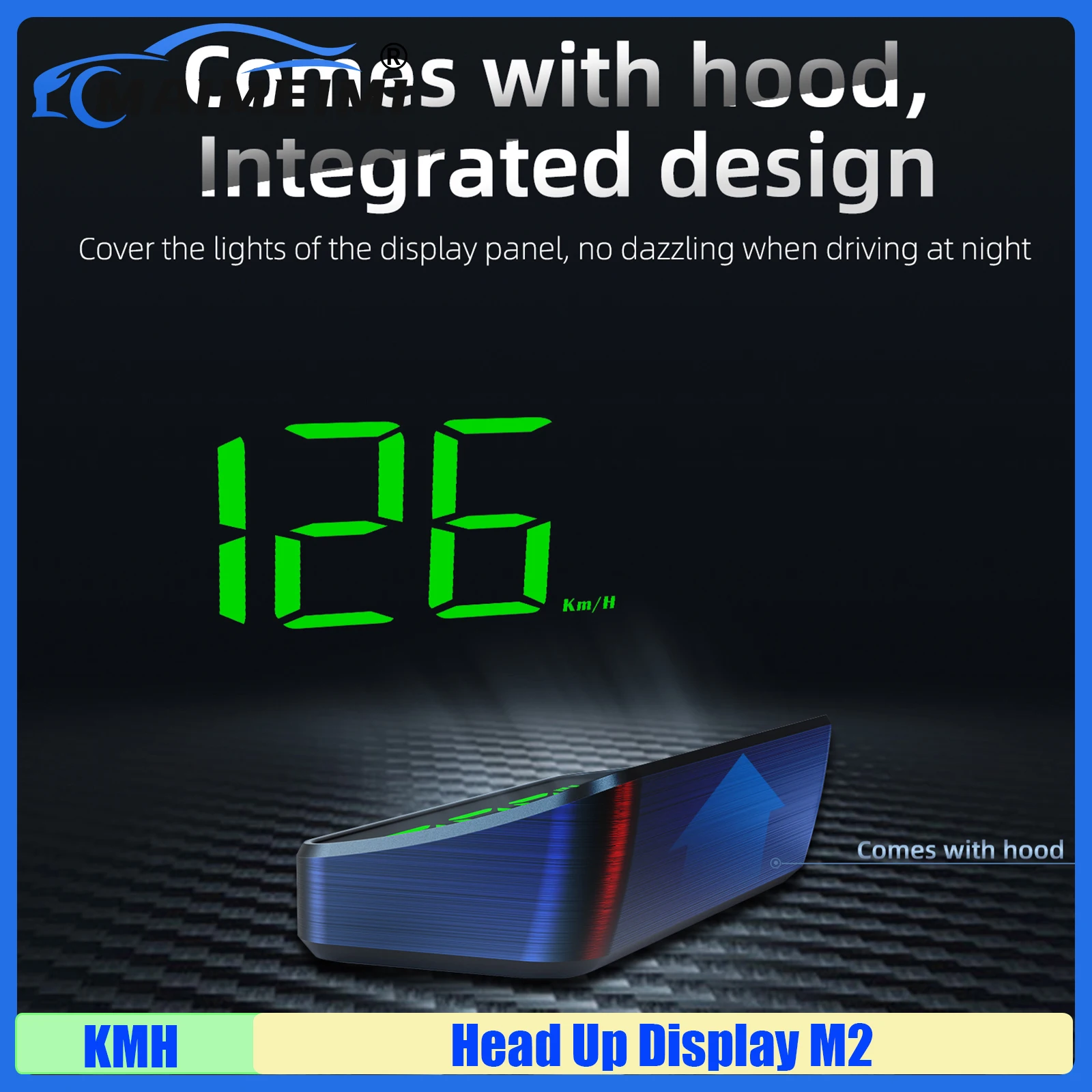 

MAIMEIMI M2 проекционный дисплей GPS цифровой спидометр HUD проектор на лобовом стекле KMH измеритель скорости умные авто электронные аксессуары