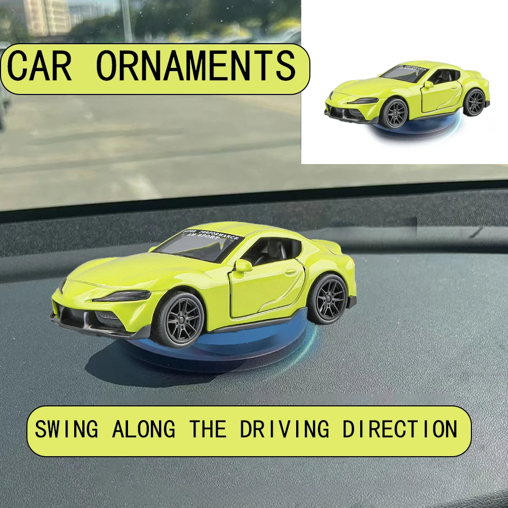 

Car Drift Rotating Ornaments Auto Dashboard Turning Racing Model Deco Carindividuality Center Console Decoration For GT Sport