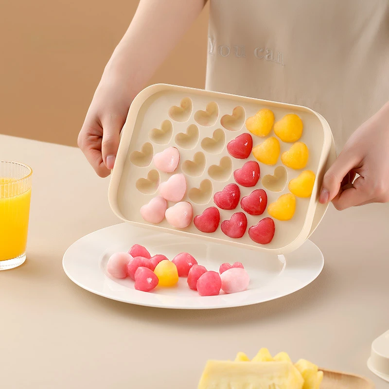 

Summer Kitchen Multi Grid Ice Hockey Making Mold Frozen Ice Block God Tool Household Food Soft Silicone Ice Grid