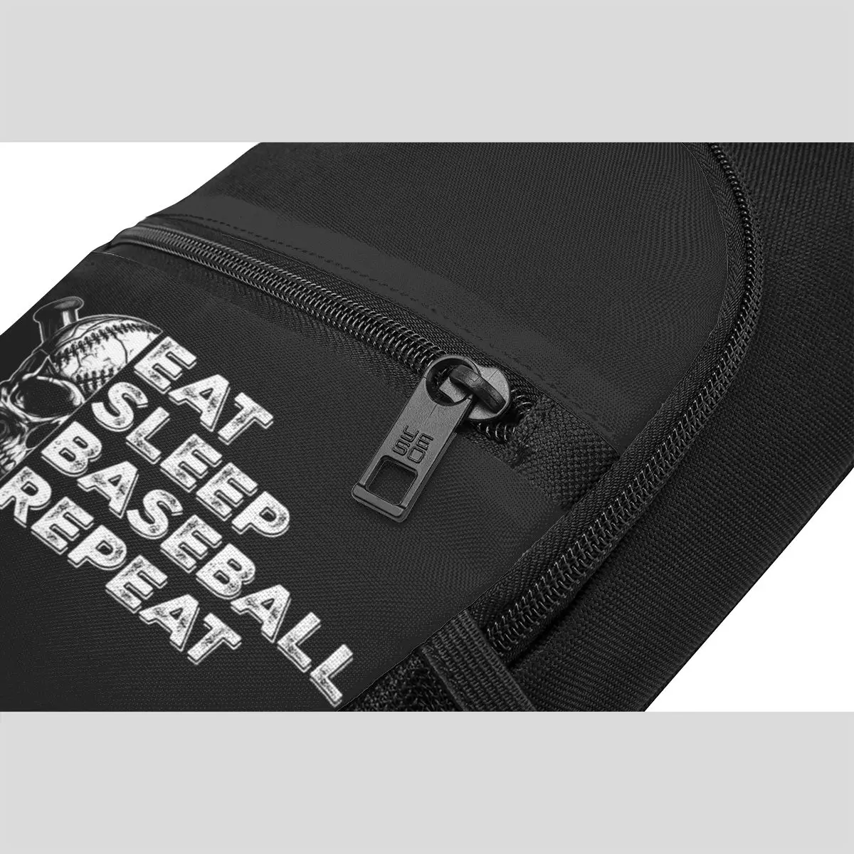 Eat Sleep Baseball Repeat (10) Chest Bag Men Sling Crossbody Backpack Chest Bag Traveling Hiking Daypack Shoulder Bag