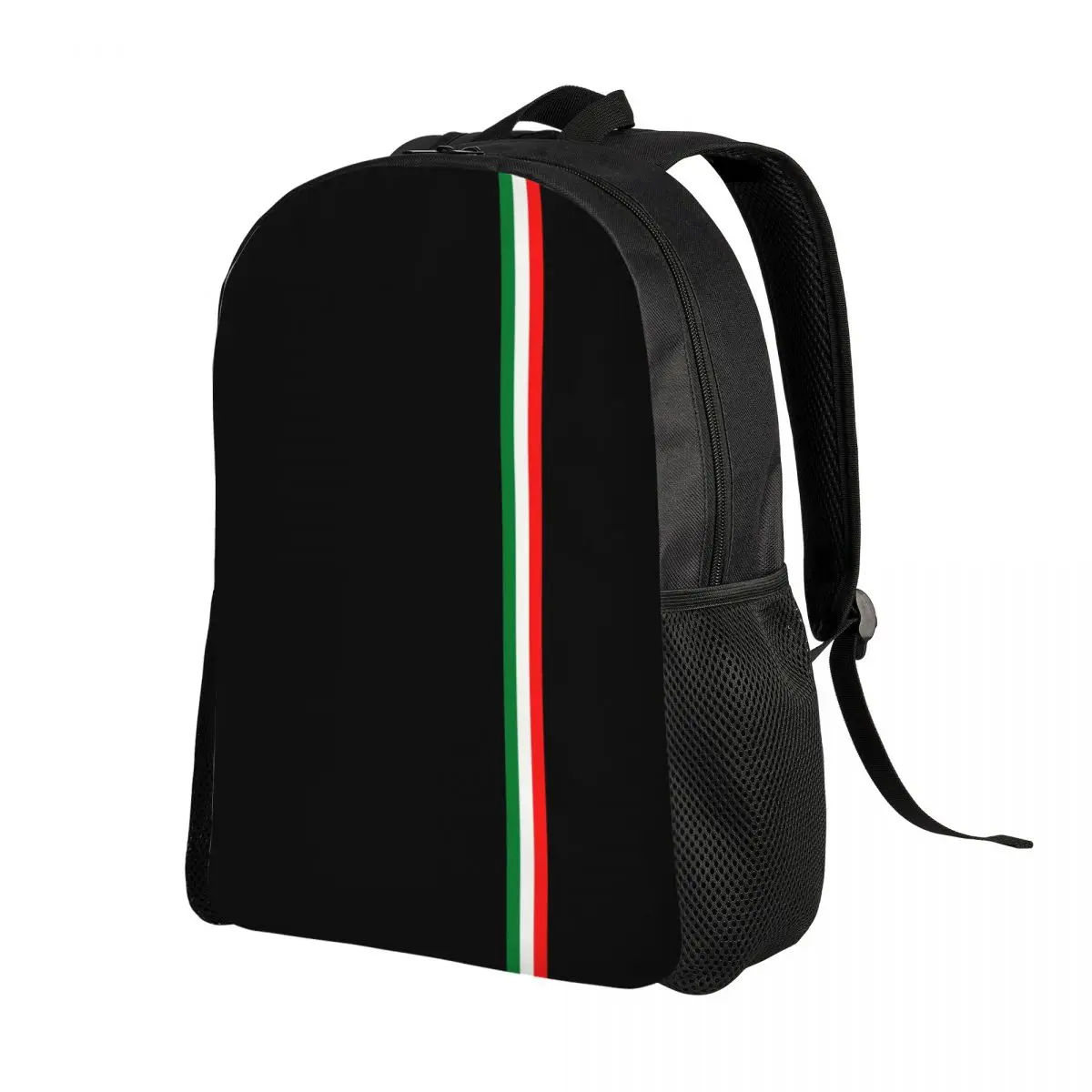 Custom Minimalist Italy Flag Backpacks for Girls Boys Italian College School Travel Bags Men Women Bookbag Fits 15 Inch Laptop