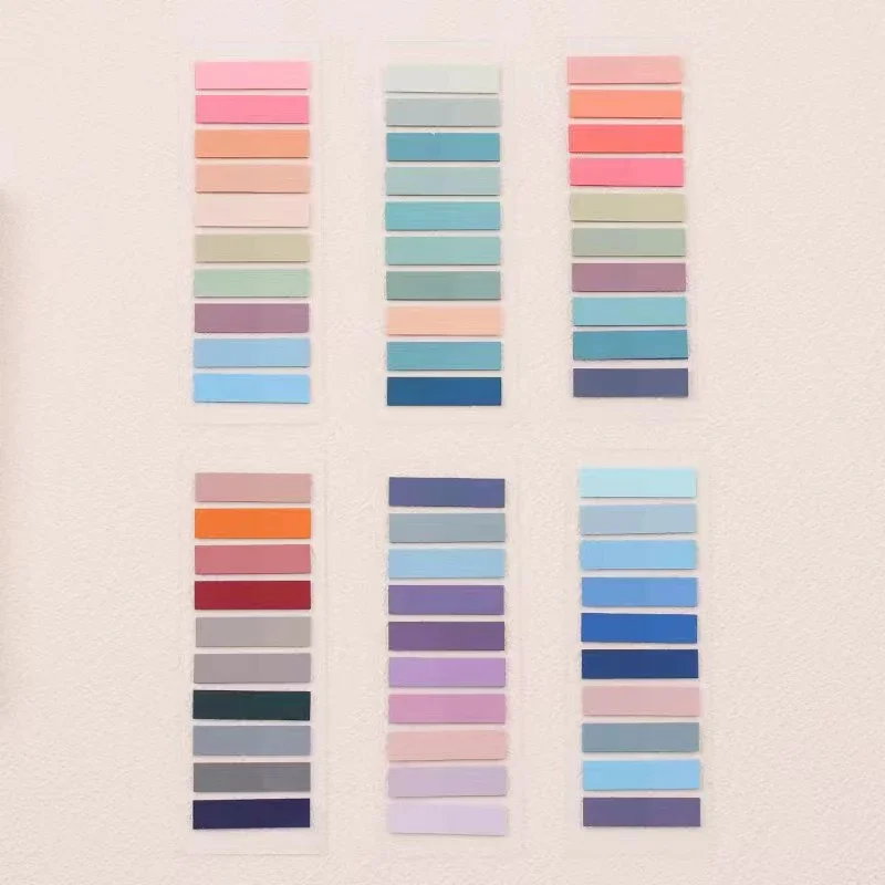 200 Sheets Sticky Notes Set with Ruler for Index Tabs Page Markers To Do List Planners School Office Stationery Supplies