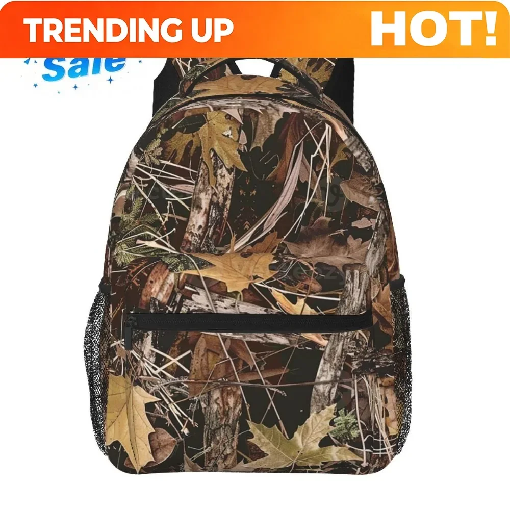 Custom Bag Real Tree Camouflage Backpacks Boys Girls Bookbag Children School Bags Cartoon Kids Rucksack Shoulder Bag Large Capac