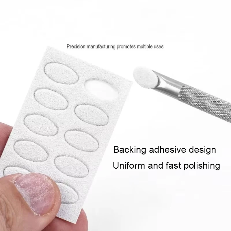 Cerchio per unghie Testa smussata Spingipelle in acciaio inossidabile Nail Art Levigatura Tablet Bastoncini per manicure Strumento per accessori per unghie da salone