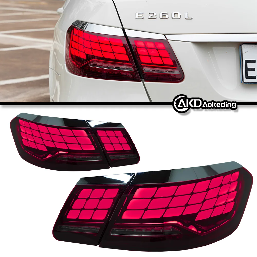 

Auto Tail light Parts For Benz W212 2010-2015 latest Styling Dragon scale design Brake reversing light Car Accesorios Modified