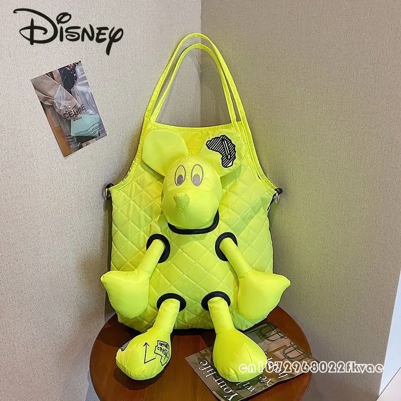 Disney Mickey New Doll Women's Handbag Fashion Large Capacity Shopping Bag High Quality Casual Versatile Unique Crossbody Bag