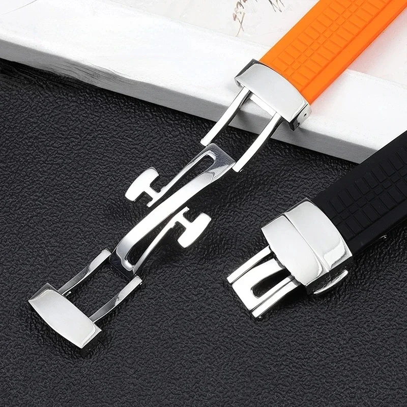 حزام مطاط السيليكون لسلسلة PP Patek Philippe Grenade AQUANAUT 5167A/5168G ملحقات حزام الساعة 21 مللي متر