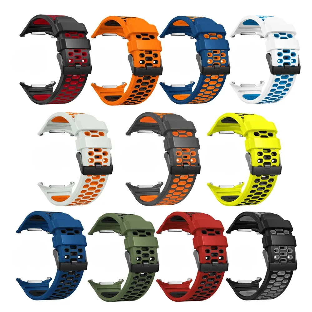 Cinturino traspirante in silicone per Samsung Galaxy Watch Ultra cinturino per Samsung Watch Ultra 47mm accessorio cinturino sportivo