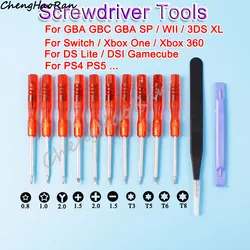 1 Set Screwdriver Kit Screw Driver For Wii GBA SP For DS Lite NDSi Xbox One 360 PS4 Triwing Repair Tools