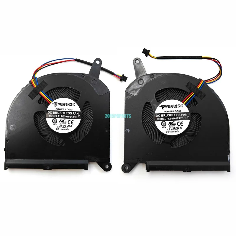 L+ New for Gigabyte Aero 15 OLED SA Aero 17 HDR XA CPU & GPU Cooling Fans 12V 7mm