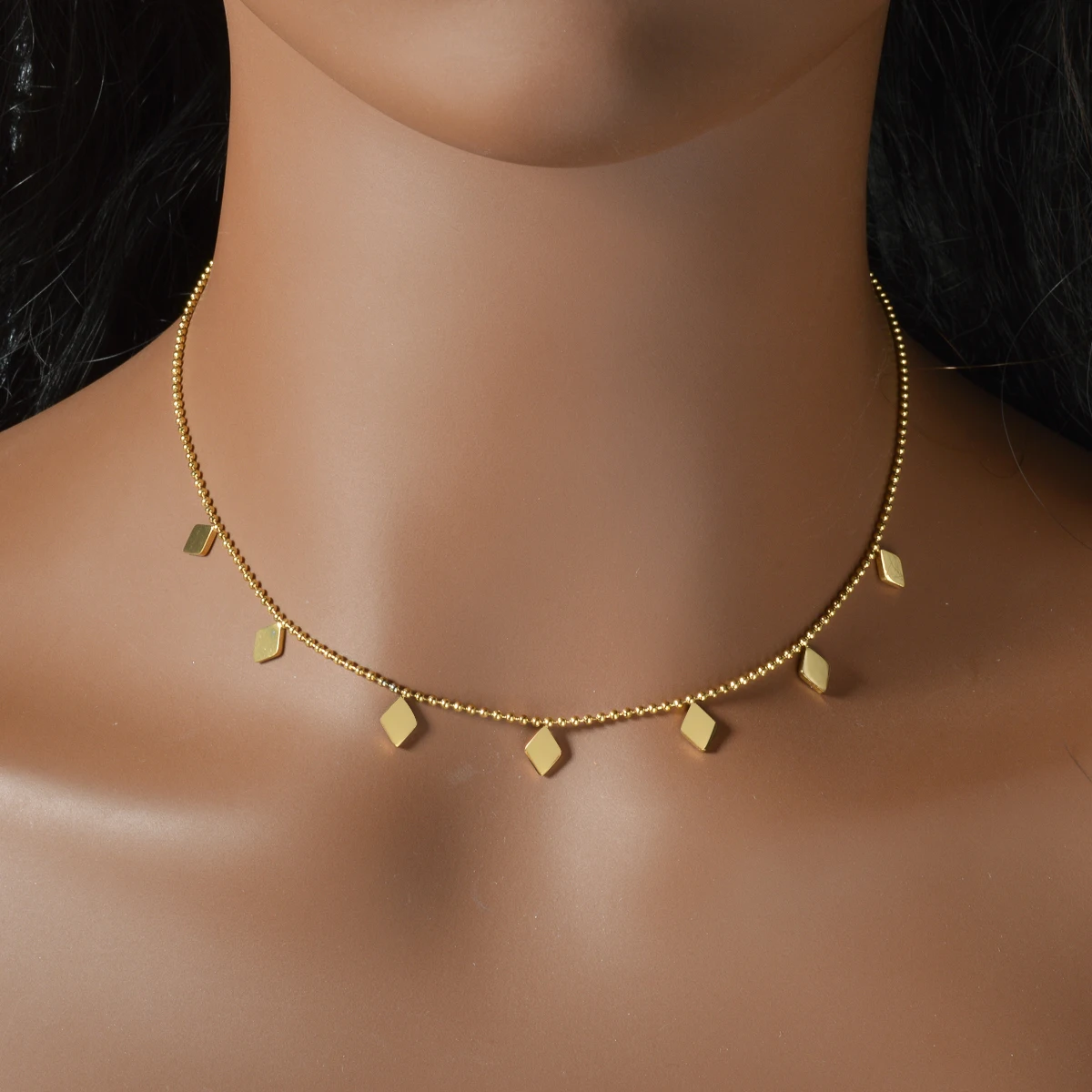 

Trendy Thin Chain Fashion Gold Plated Layered Necklace Set Dainty Stackable Pendant Jewelry Gift for Women Birthday Valentine
