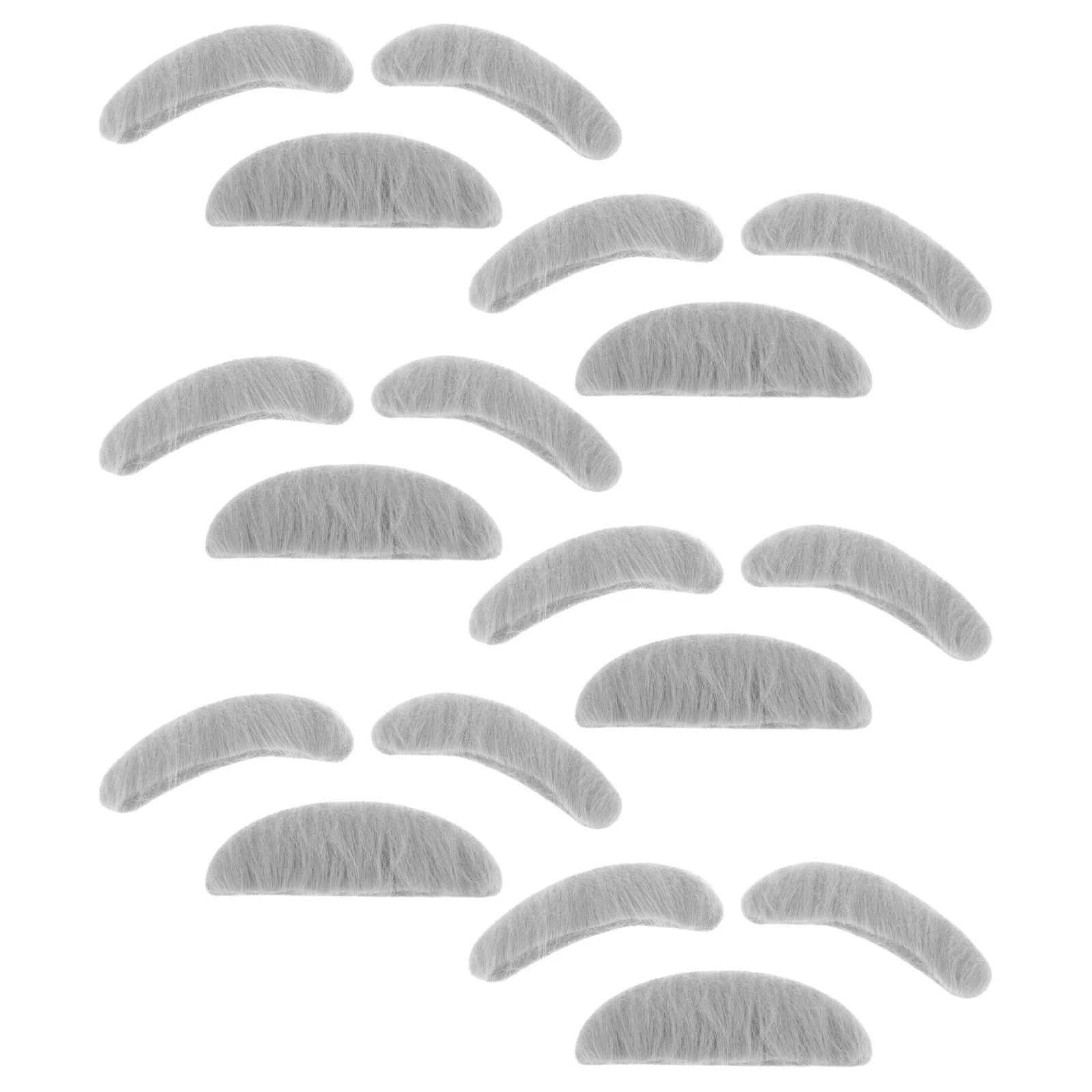 

6Sets Realistic Old Man Grey Beard and Eyebrows Set for Halloween Cosplay Stage Performances Themed Parties Accessories