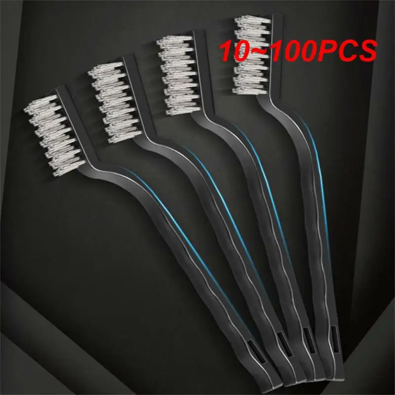 10~100PCS Cleaning Tools Multipurpose High Quality Multifunction 12g Convenient Handle Wire Cleaning Brush Set With Handle