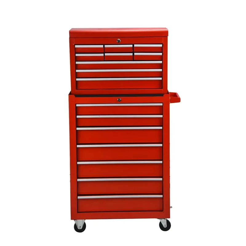 OEM,ODM 16 Drawers Rolling Tool Cabinet Wheels Portable Storage Sliding Box Chest Metal