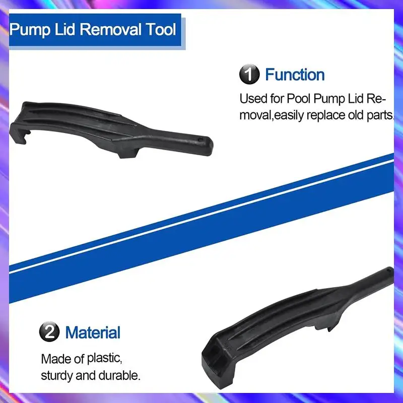 

L71A 1 Piece Pool Pump Lid Removal Tool SP3100T Black For Hayward Super II Series Pool And Spa Pump Replacement Tool