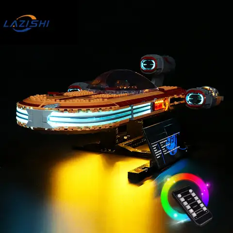 Lazishi LED-ljus för 75341 Landspeeder byggstenar (inkluderar INTE modellen) klossleksaker för barn 12 best sales Lego 75341 - №3