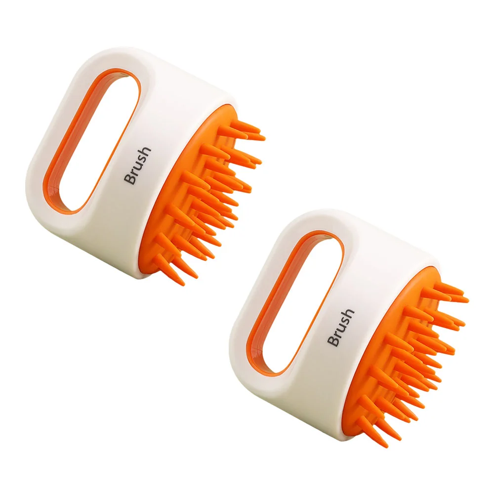 

2 Pcs Shampoo Massage Brush Bathing Accessories Multifunctional Head Scalp Massager Abs Baby Scrubber Hair