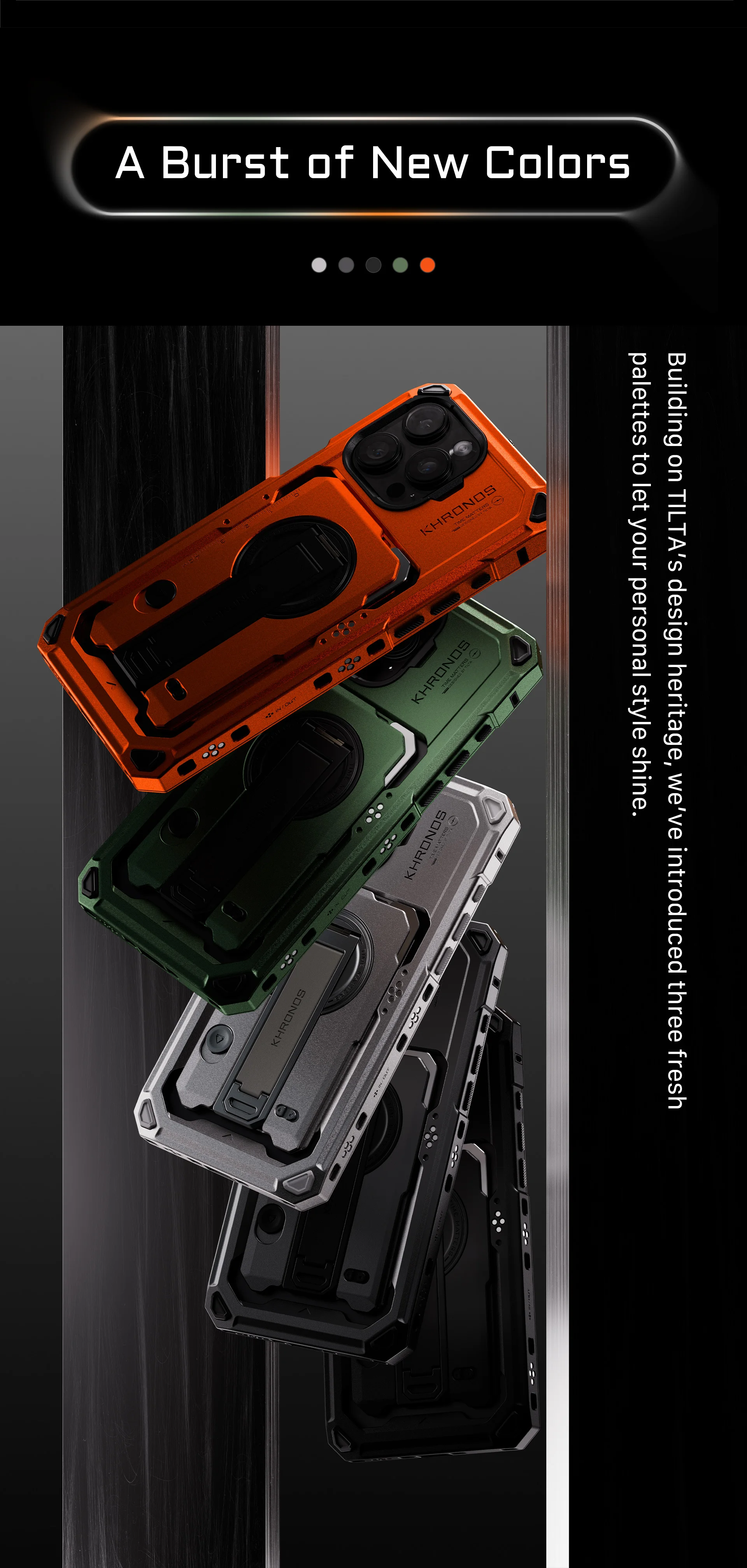 TILTA Khronos Cage Kit für iPhone 16 Pro/Pro Max mit Magnetkartenhalterung – Detail 3