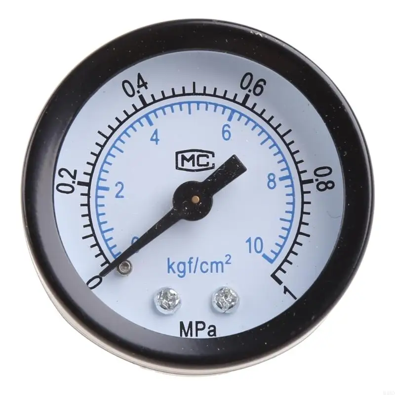 B46D Mini Pressure Gauge 0-1.0 0-10kgf cm² Dual Mount 1/8 in Thread