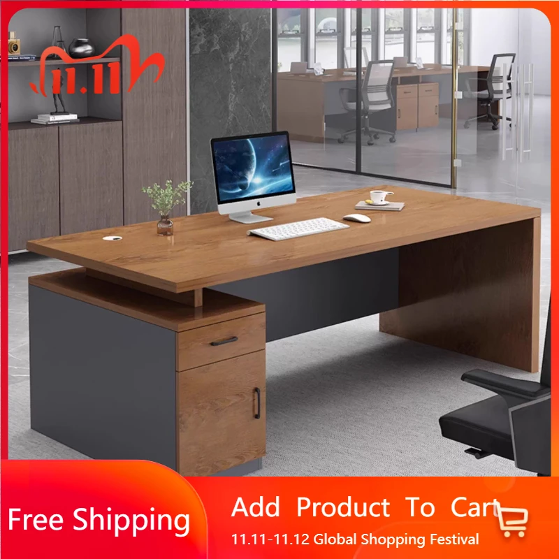 

Aesthetic Modern Office Desk Design Storage Luxury Fashionable Office Desk Working Executive Escritorio Oficina Trendy Furniture