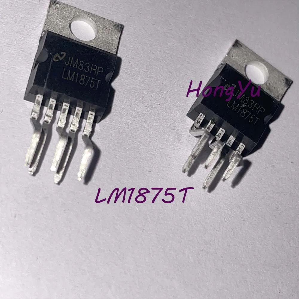 10 Pcs LM1875T LM1875 1875 IC AMP CLASS AB MONO 25W TO220-5 Audio Power Amplifier New Stocks