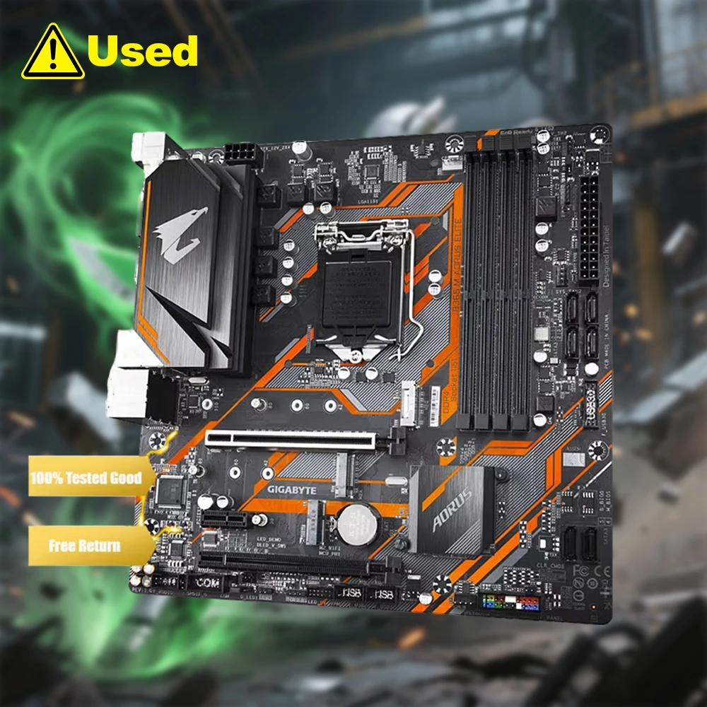GIGABYTE  B365M AORUS ELITE Micro ATX Intel B365 M.2 SSD New 64G Double Channel Support 8 9 Gen LGA 1151 CPU Motherboard