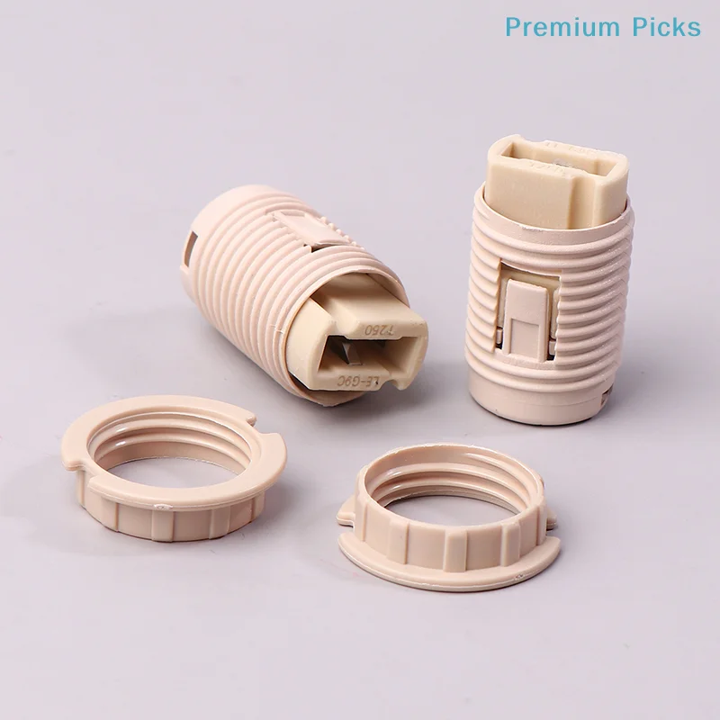 10Pcs G9 Lamp Holder Ring Lamp Bases G9 Lamp Socket With Plastic Shell Ceramic G9 Lamp Holder With M10 Plastic Bracket Lighting