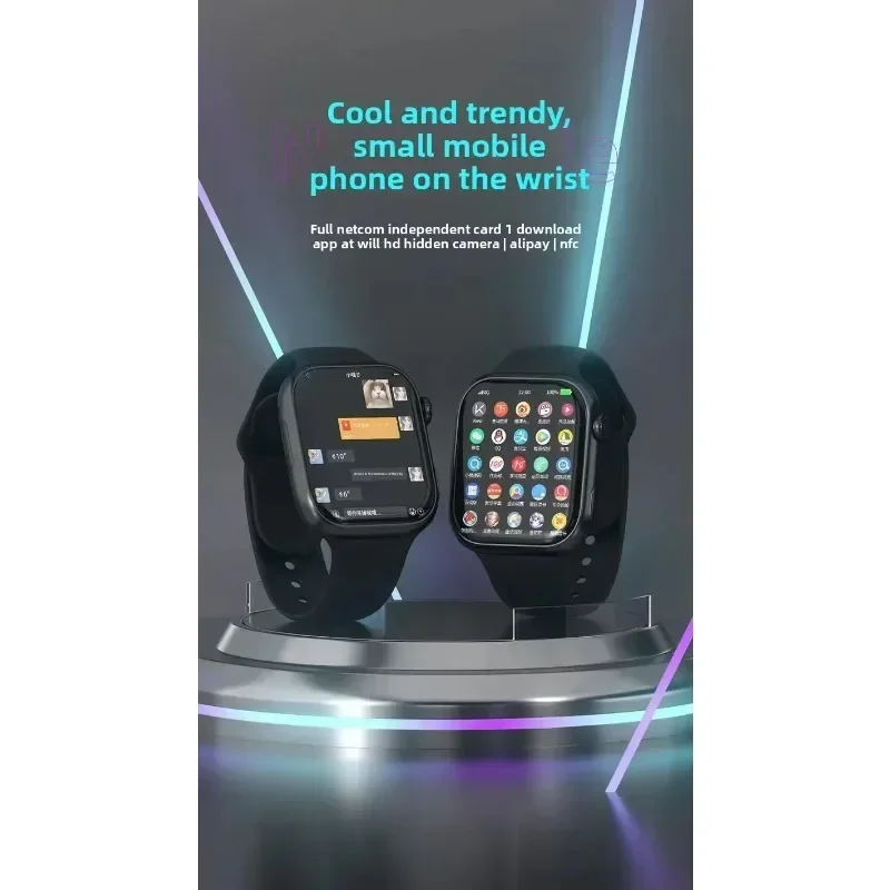 VP09 Smartwatch 2025 Dual 4G 5G Android OS Google Services GPS WiFi الدورية 8MP كاميرا مراقب معدل ضربات القلب مقاوم للماء النوم