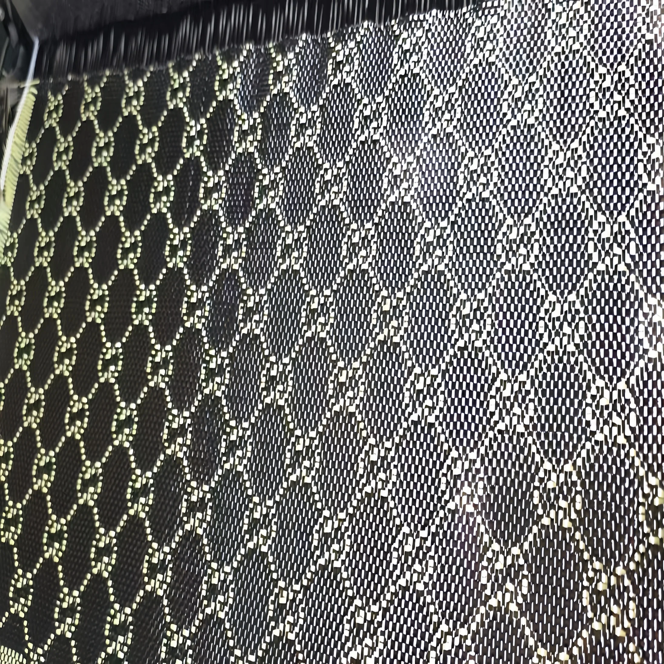 

280gsm pure yellow Kevlar fiber fabric carbon fiber geometric pattern DIY handmade 1m/40 inches wide 100cm * 100cm/100cm * 150cm